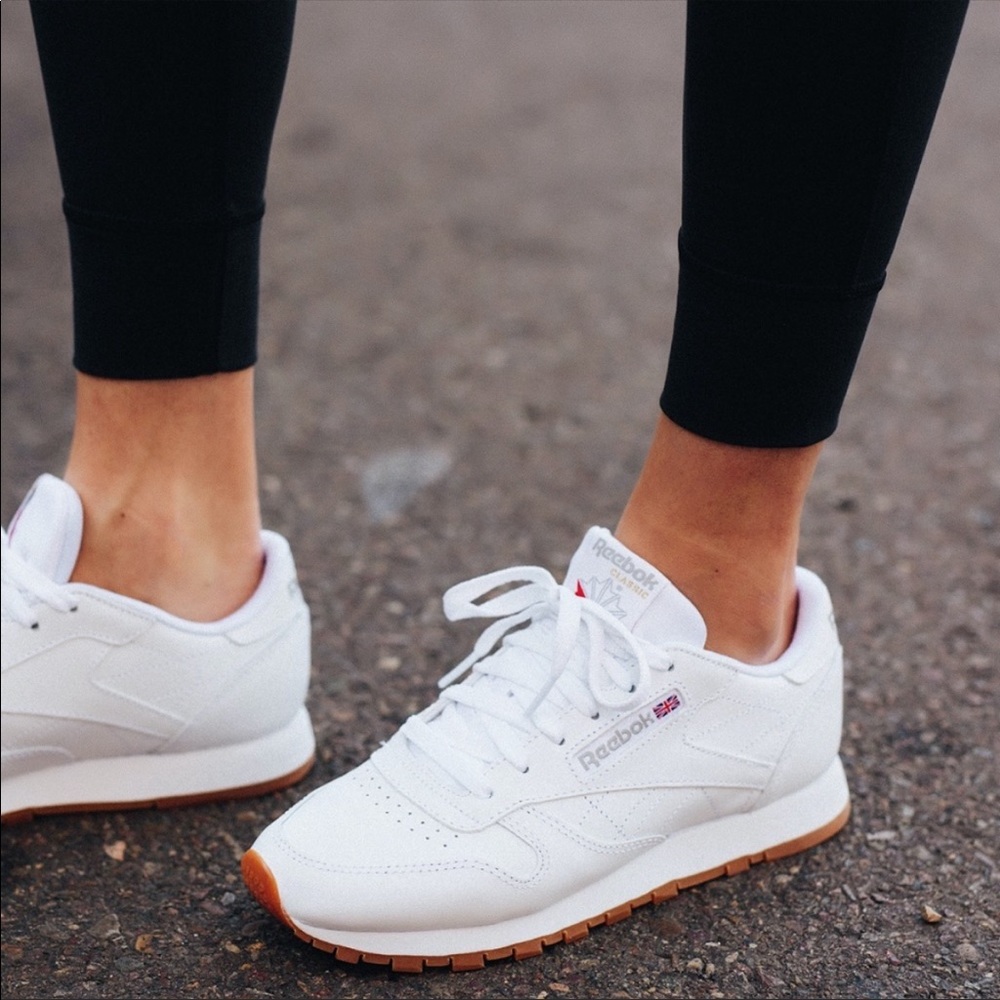 Reebok Classic Leather Sneakers White/Gum